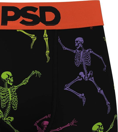 PSD Men's Skeleton Dance MDL Boxer Briefs - Breathable and Supportive Underwear